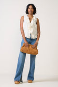 Tie Front Ruffle Tank