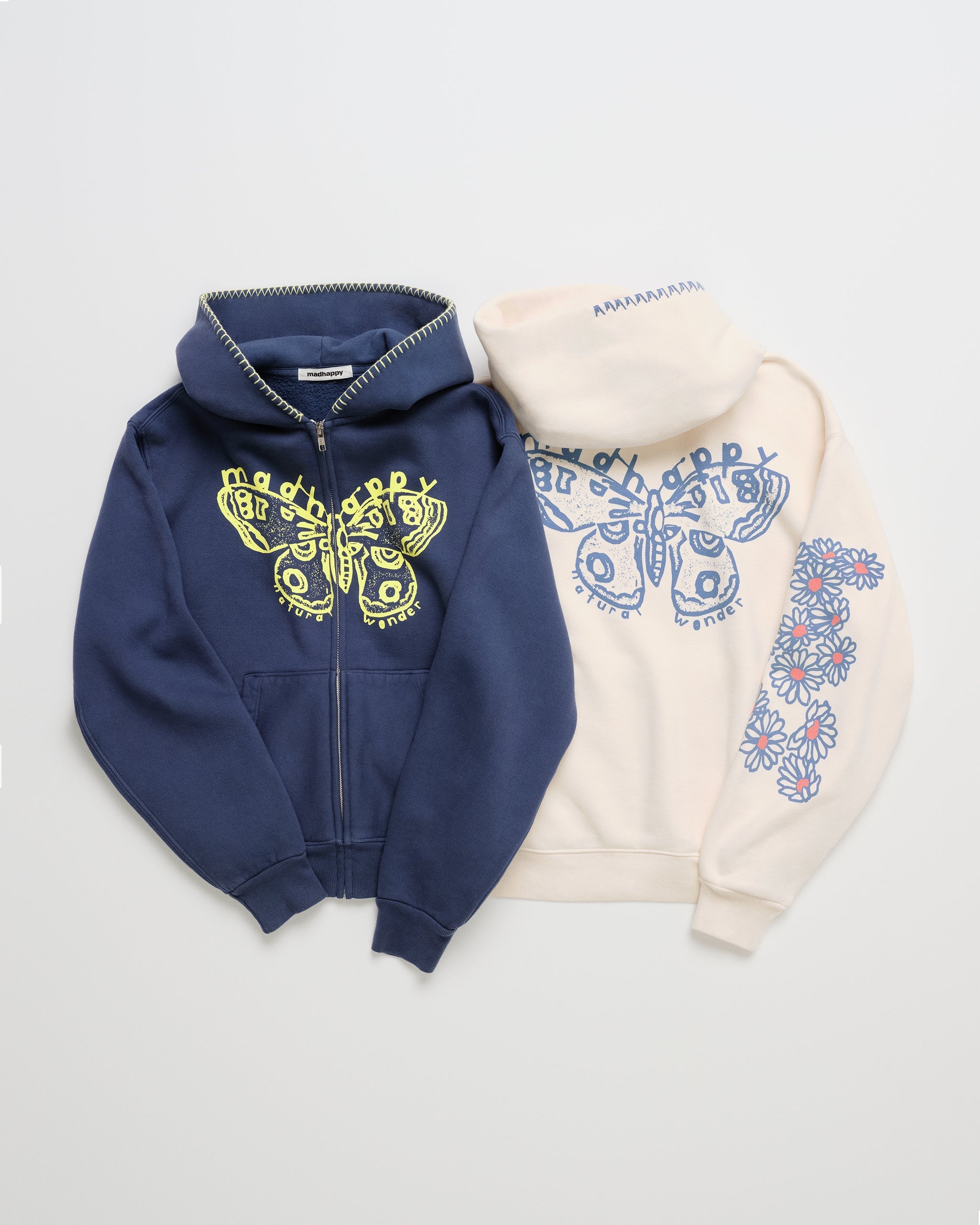 Butterfly Midweight Fleece Zip Up
