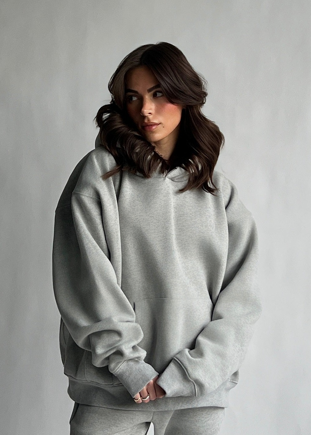 Heavyweight Pullover Hoodie - Athletic Grey (v2)