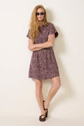 Laney Dolman Pleated Waist Shirt Dress