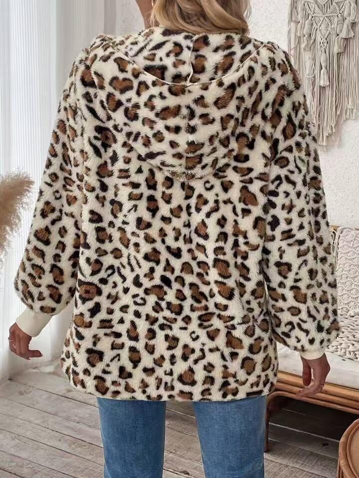 Cardigan Mid-length Women's Autumn And Winter Plush Coat
