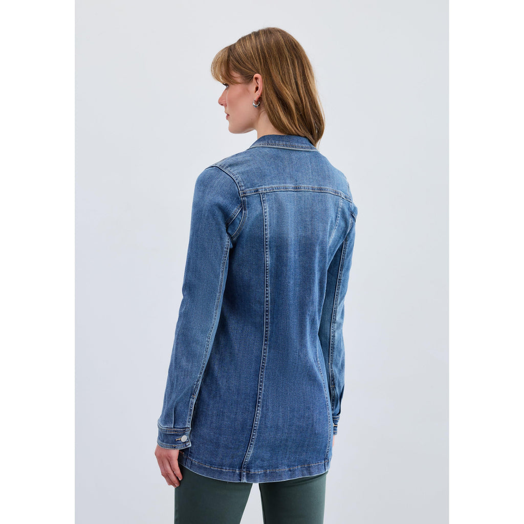 FDJ Women's Long Denim Jacket - Multiple Colours