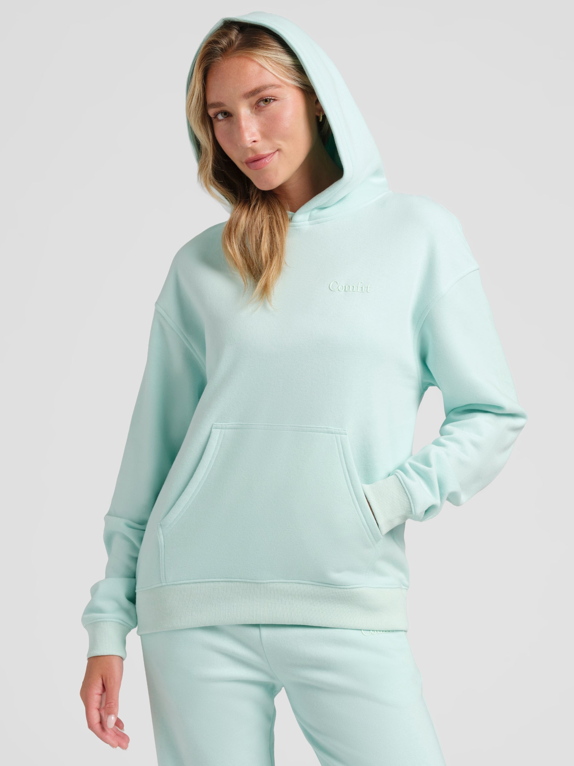 Halo Lightweight Crop Hoodie