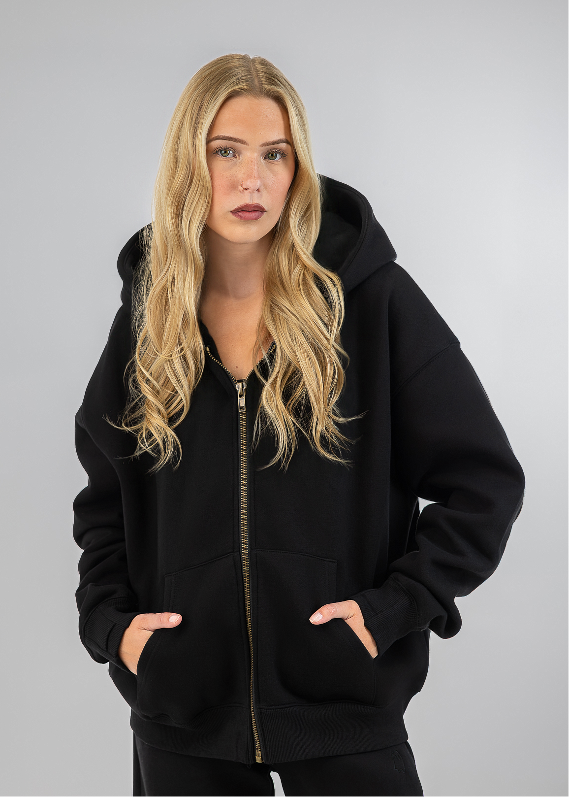 Heavyweight Zip Hoodie ¡ª Black (v3)