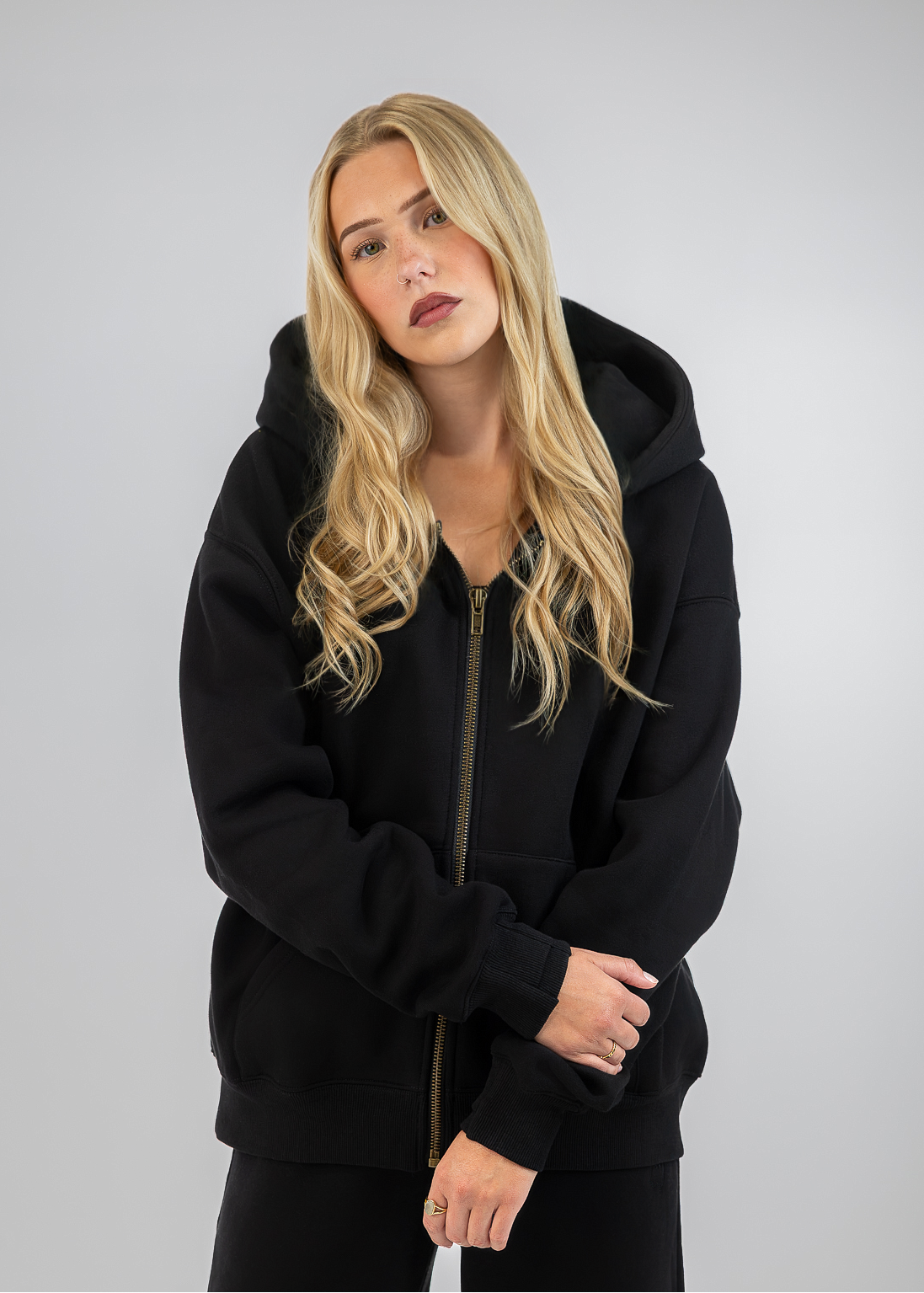 Heavyweight Zip Hoodie ¡ª Black (v3)