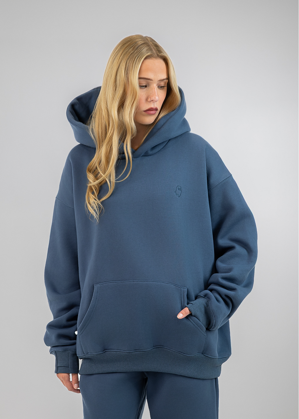 Heavyweight Pullover Hoodie ¡ª Denim (v3)