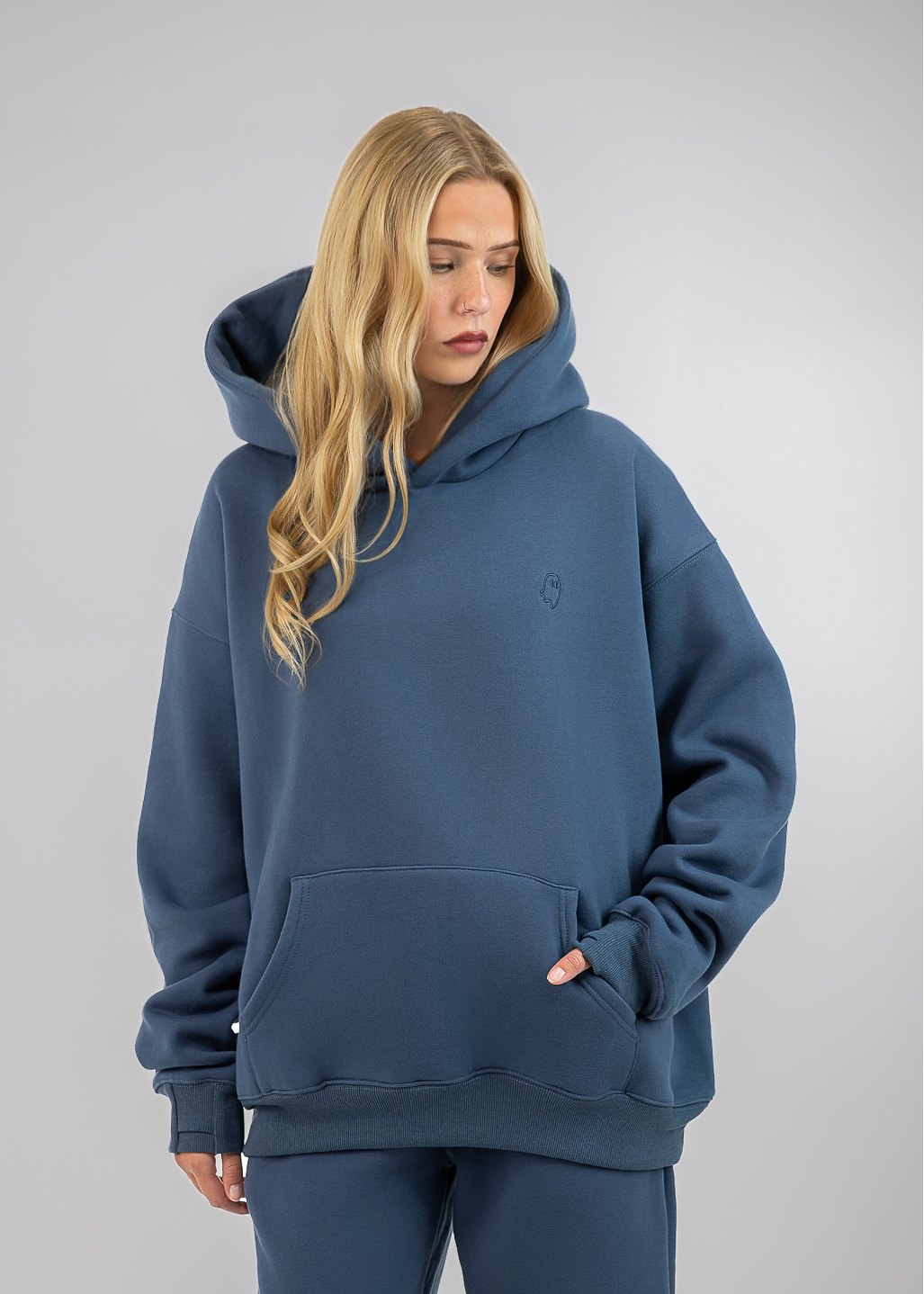 Heavyweight Pullover Hoodie ¡ª Denim (v3)