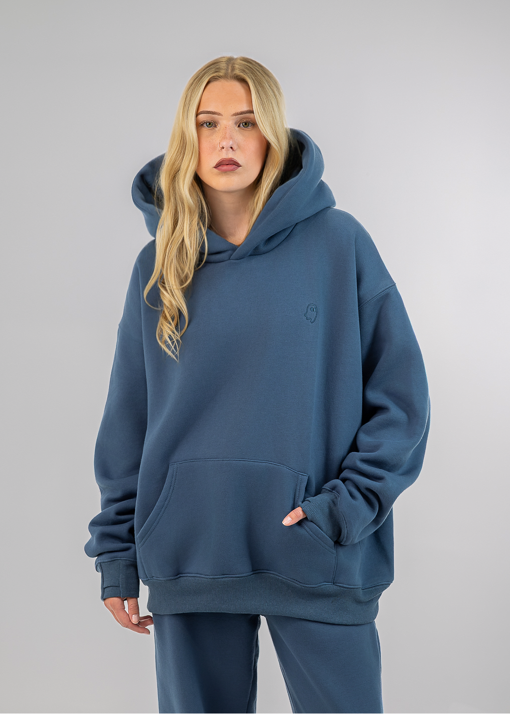 Heavyweight Pullover Hoodie ¡ª Denim (v3)