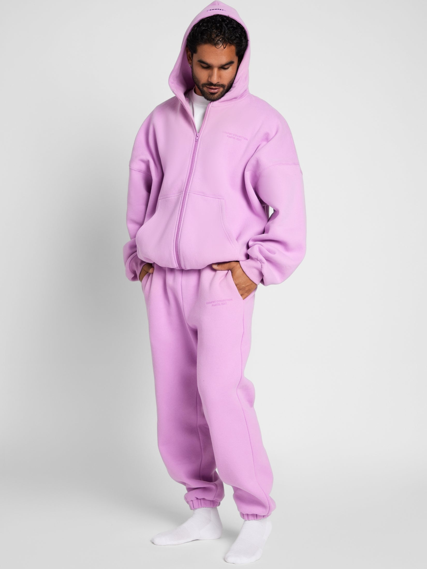 Pastel Zip Hoodie