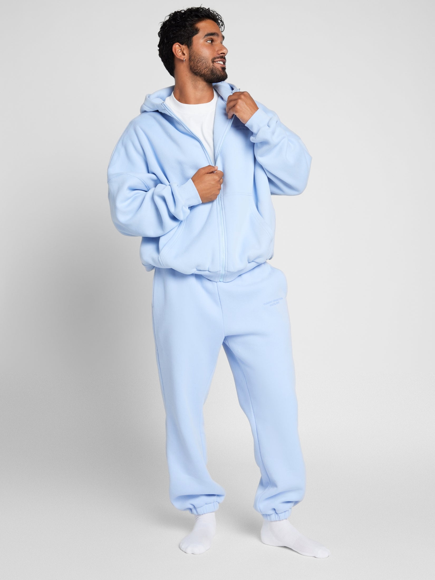 Pastel Zip Hoodie