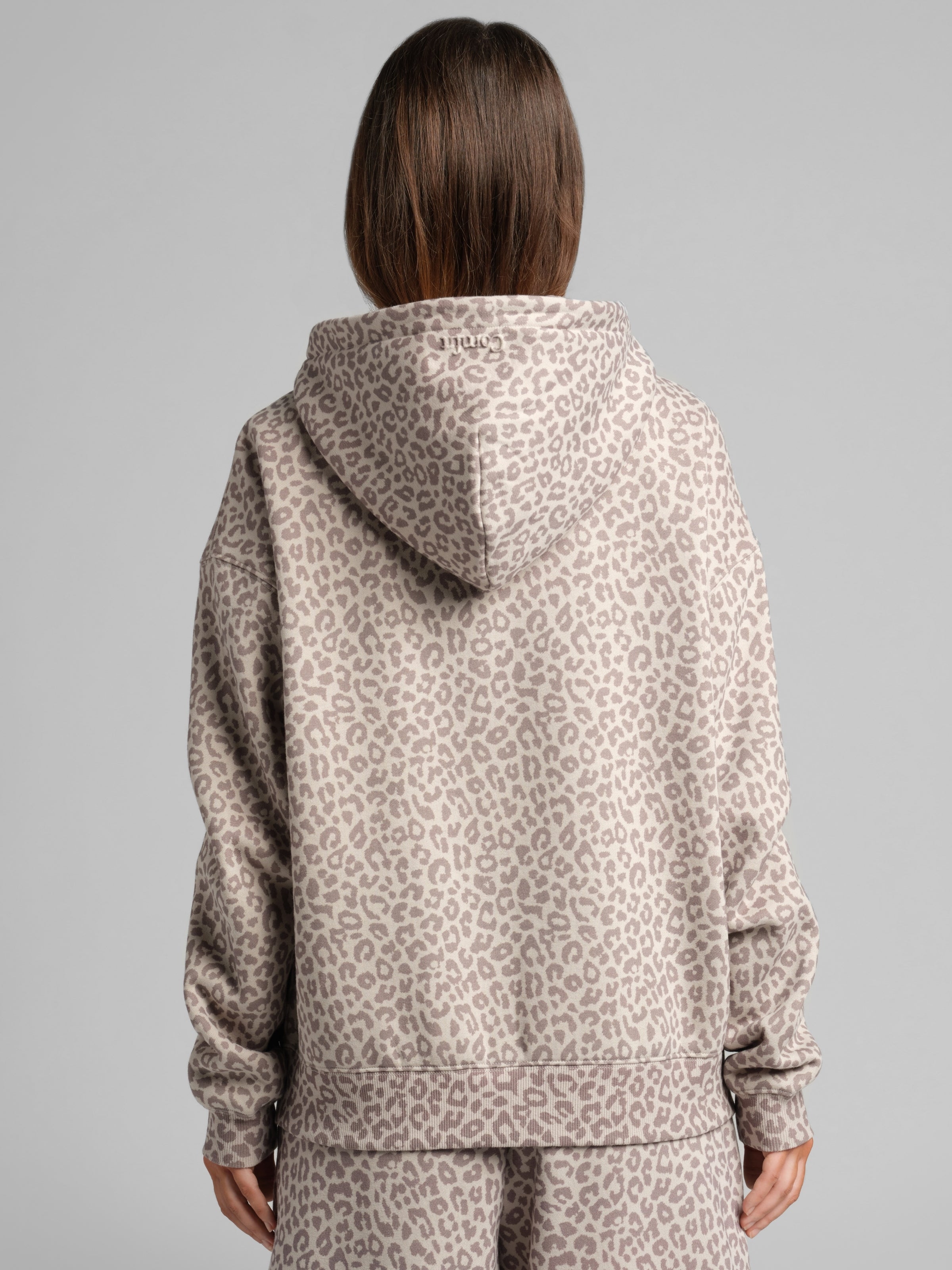Basic Crop Zip Hoodie