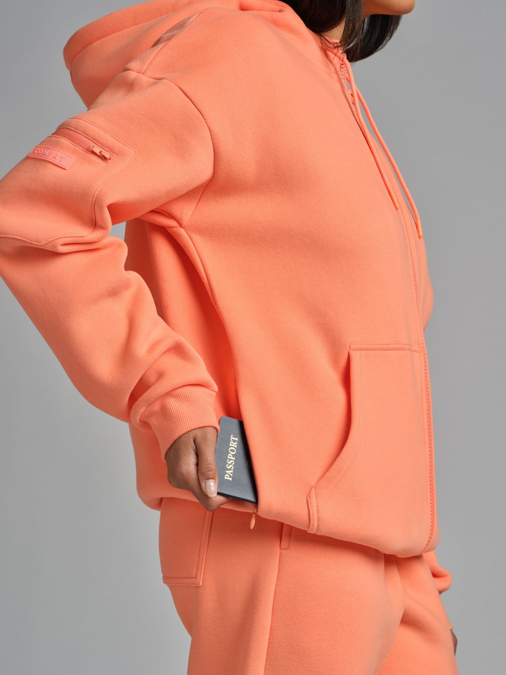 Airplane Mode Travel Zip Hoodie