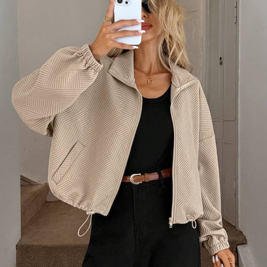 Women's Loose Baseball Uniform Coat
