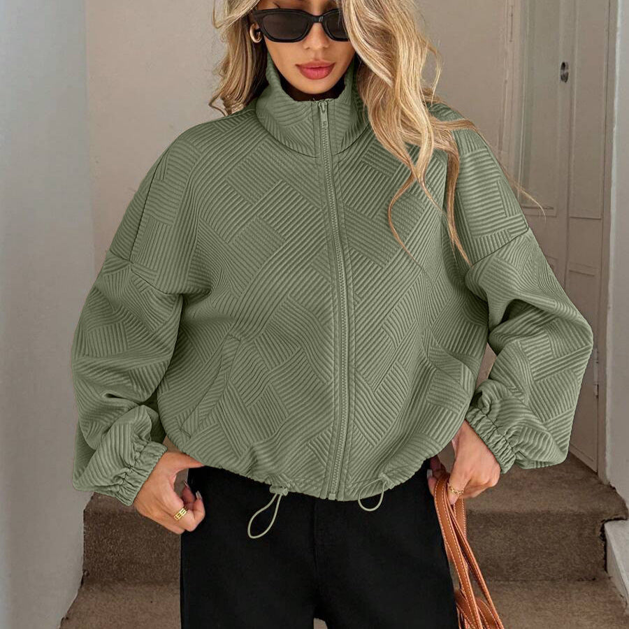 Women's Loose Baseball Uniform Coat