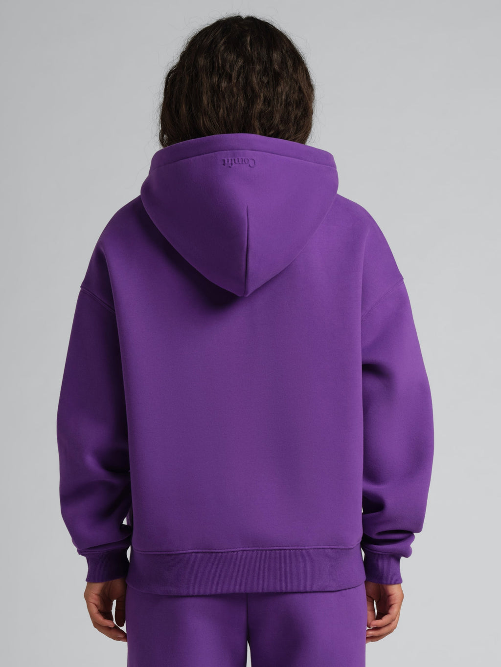 Basic Crop Zip Hoodie