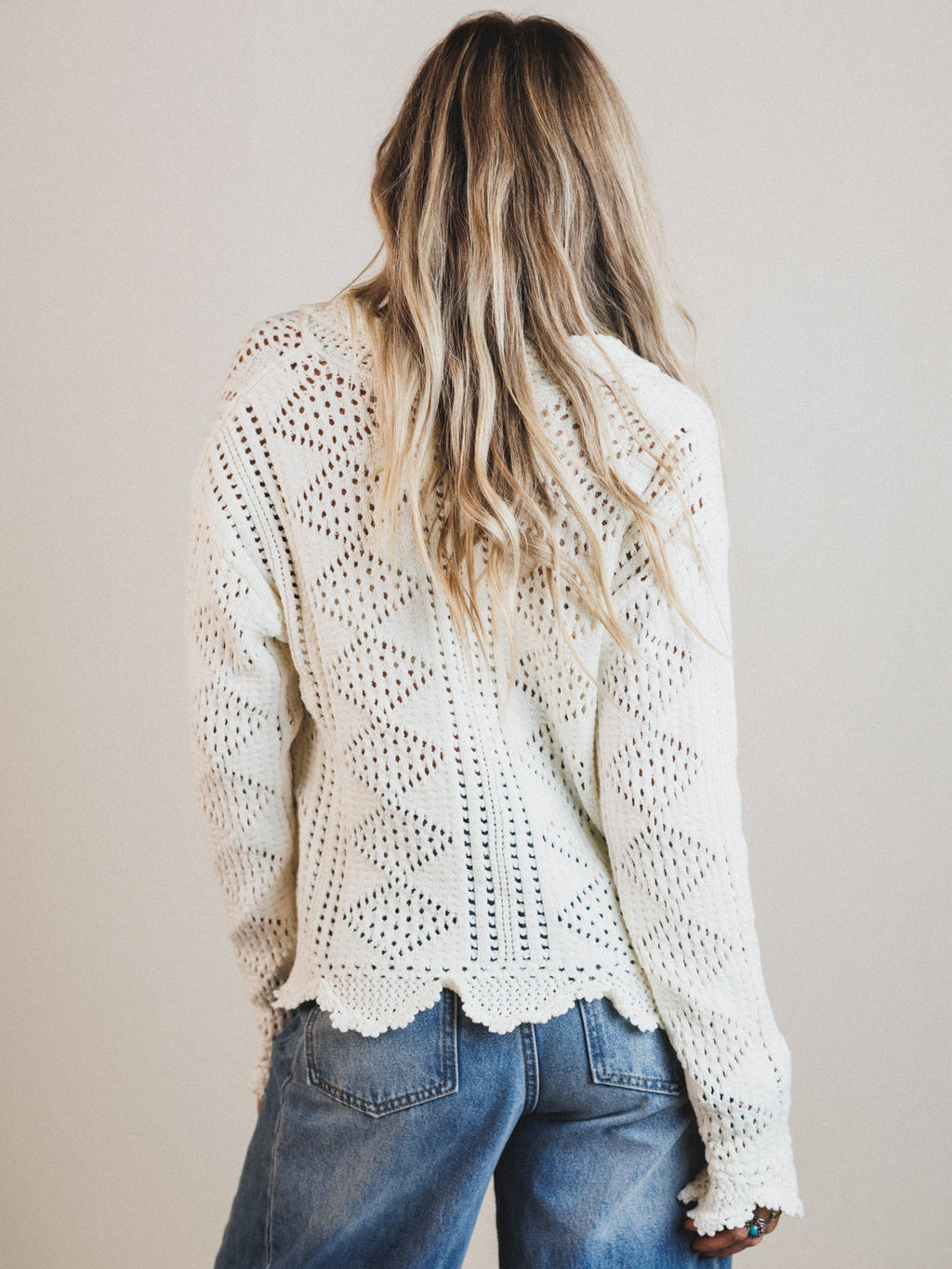 Janis Knit Top - Off White