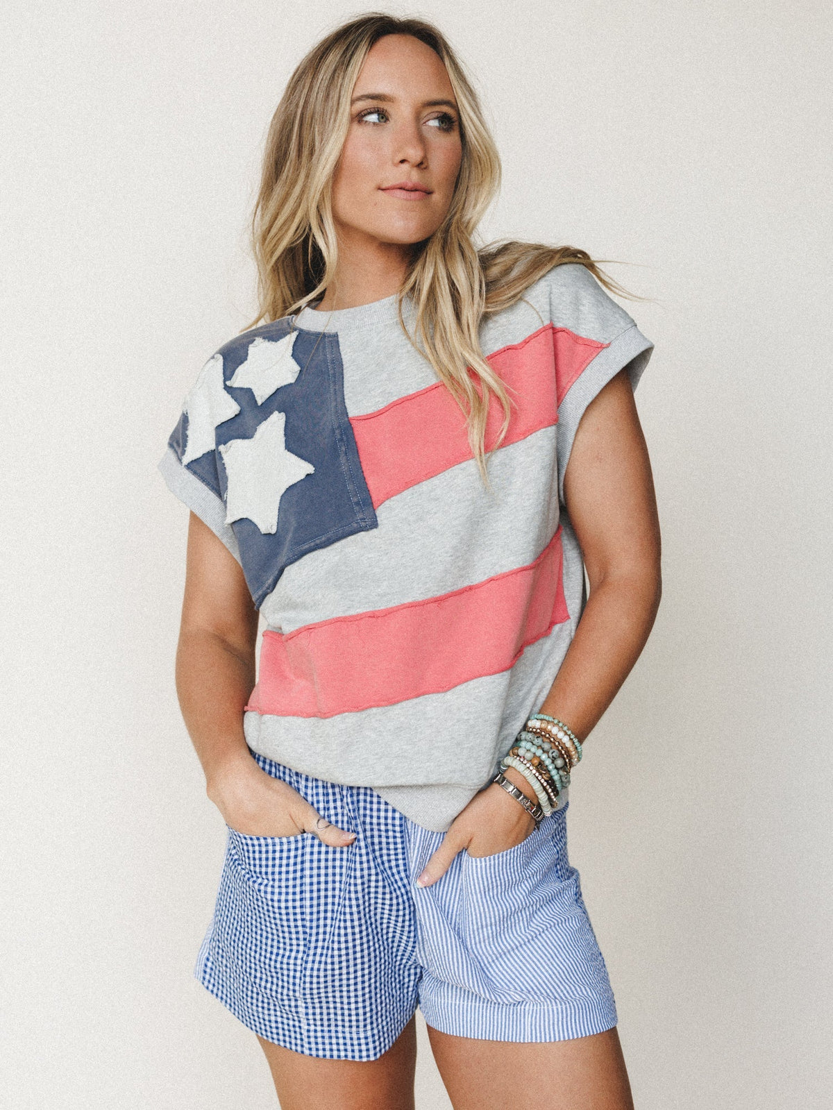 Freedom Bound Top - Heather Gray