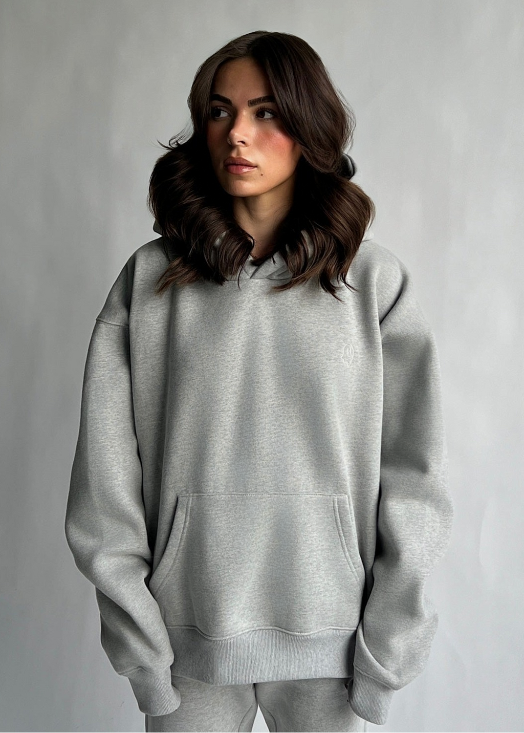 Heavyweight Pullover Hoodie - Athletic Grey (v2)