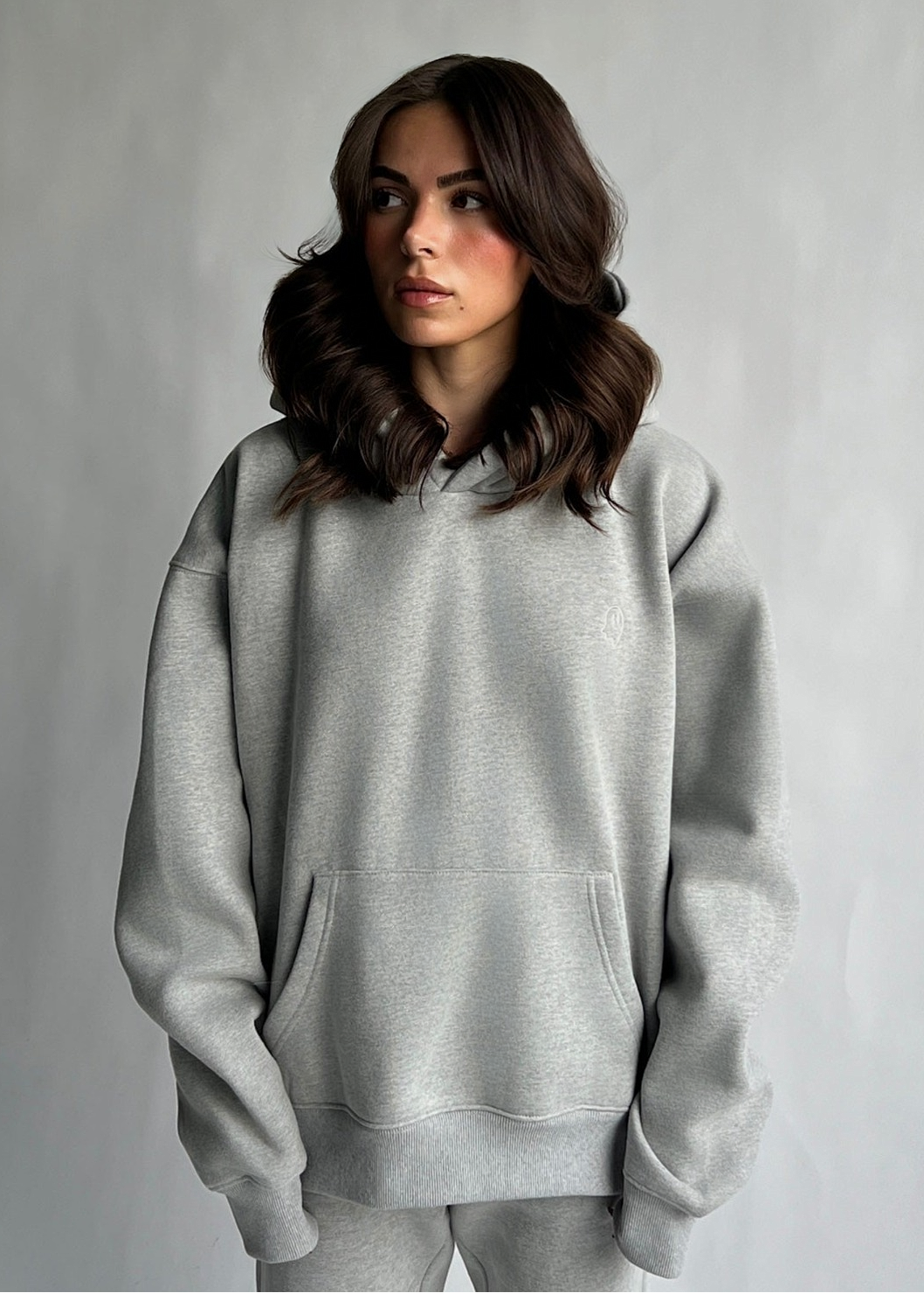 Heavyweight Pullover Hoodie - Athletic Grey (v2)
