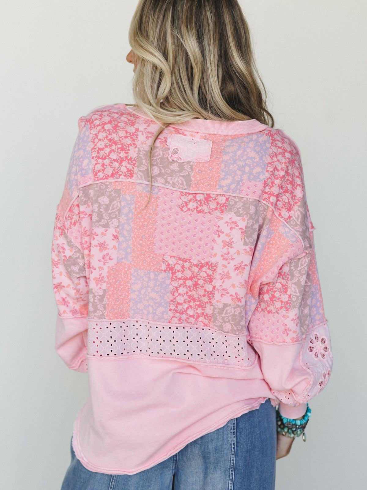 Life in Florals Tee - Cotton Candy