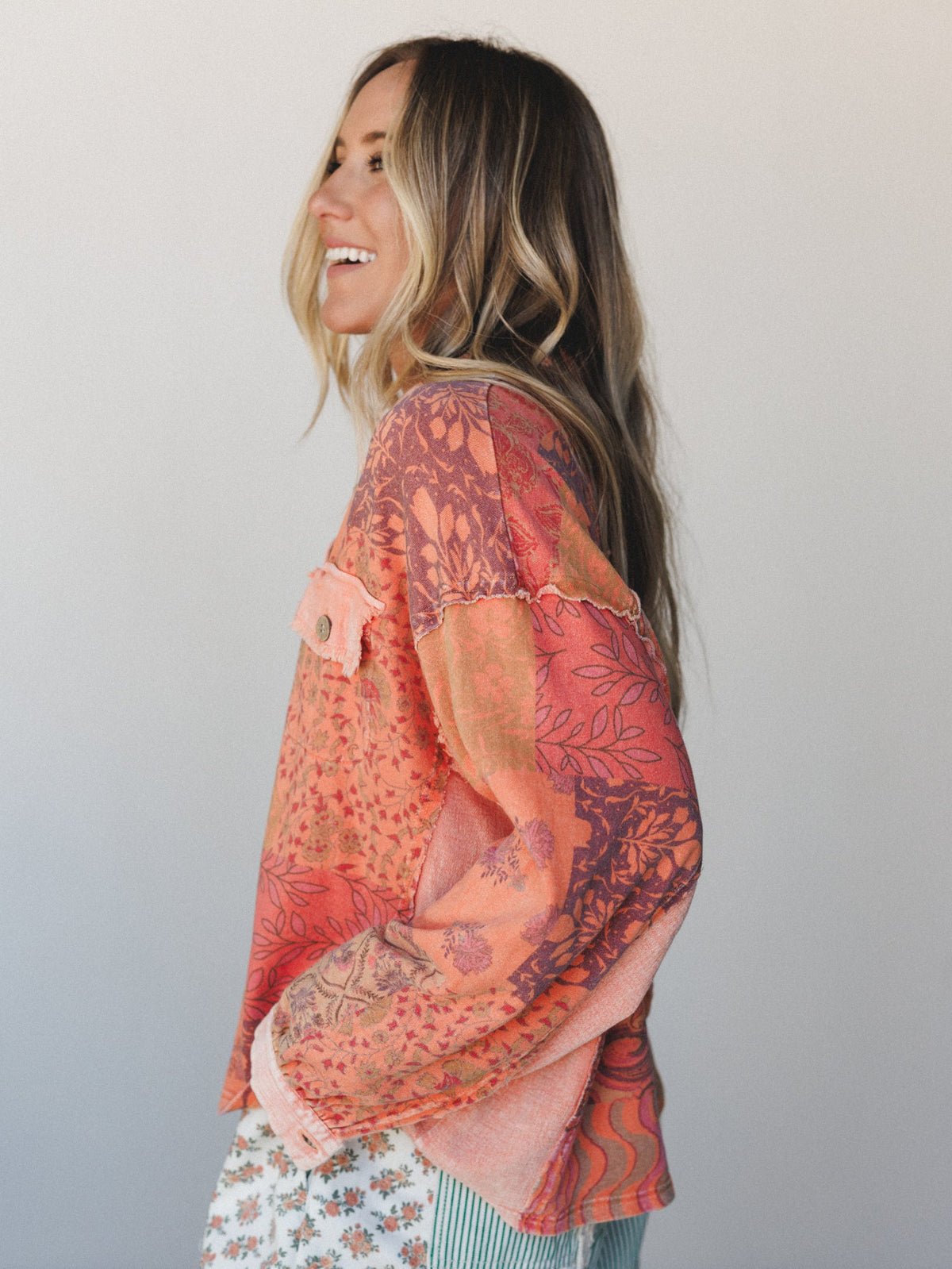 Petal Moon Blouse - Orange