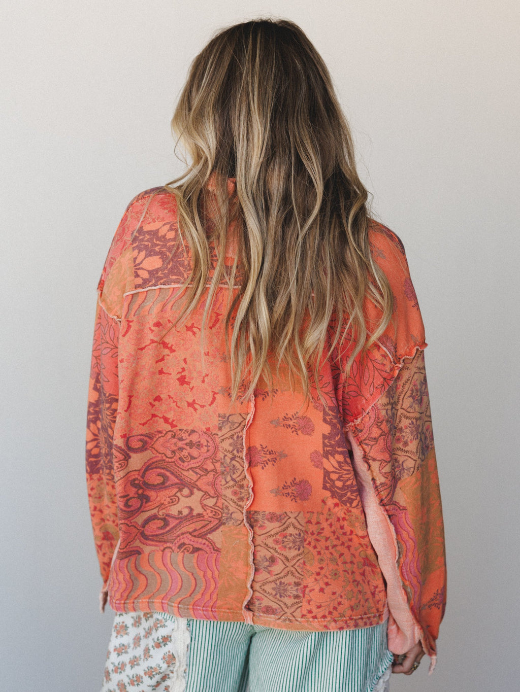 Petal Moon Blouse - Orange