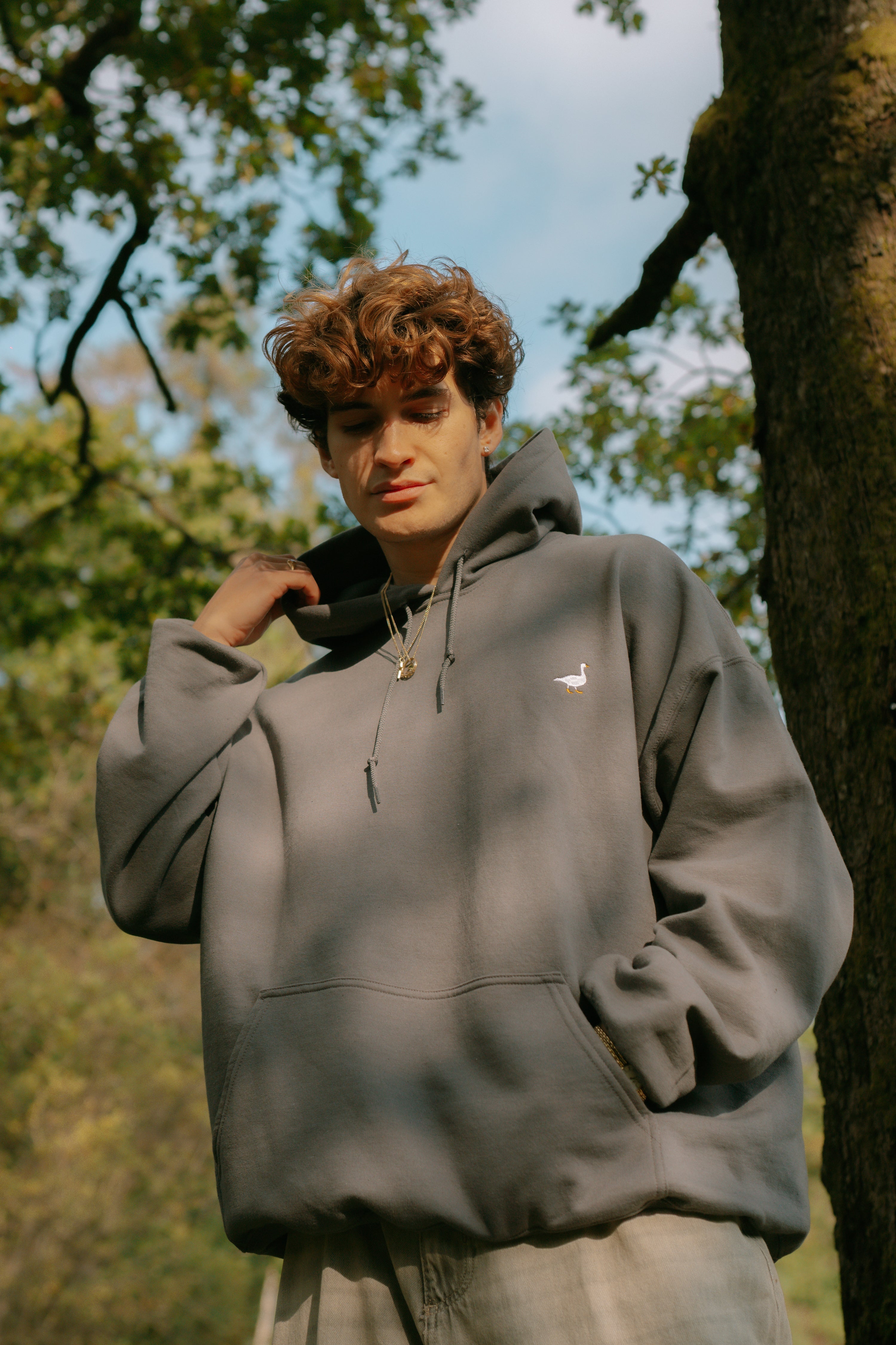 Goose Hood - Charcoal