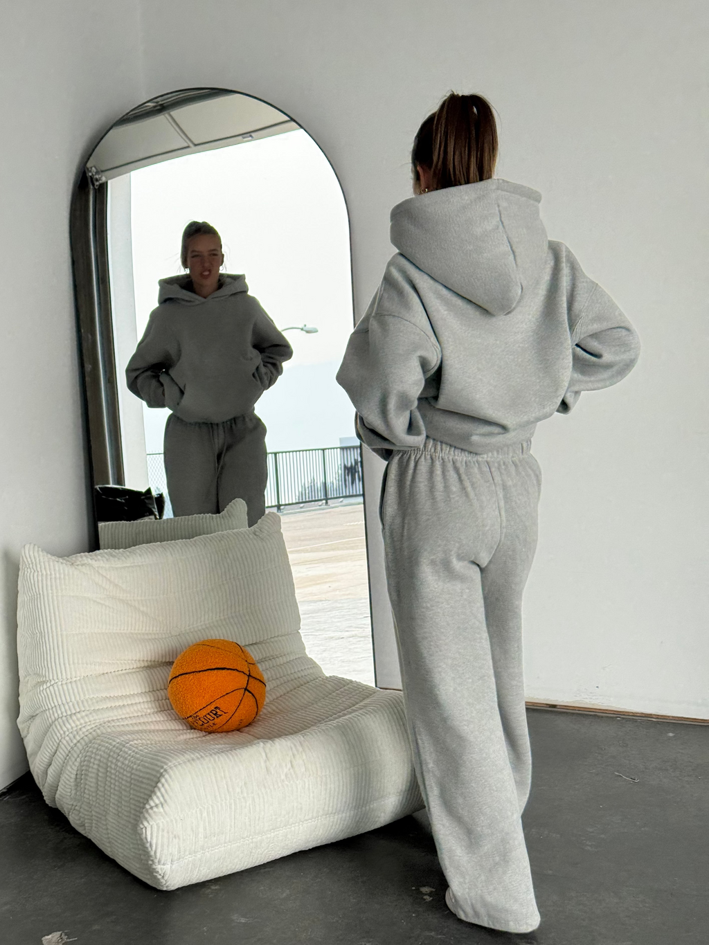 Heavyweight Pullover Hoodie - Athletic Grey (v2)