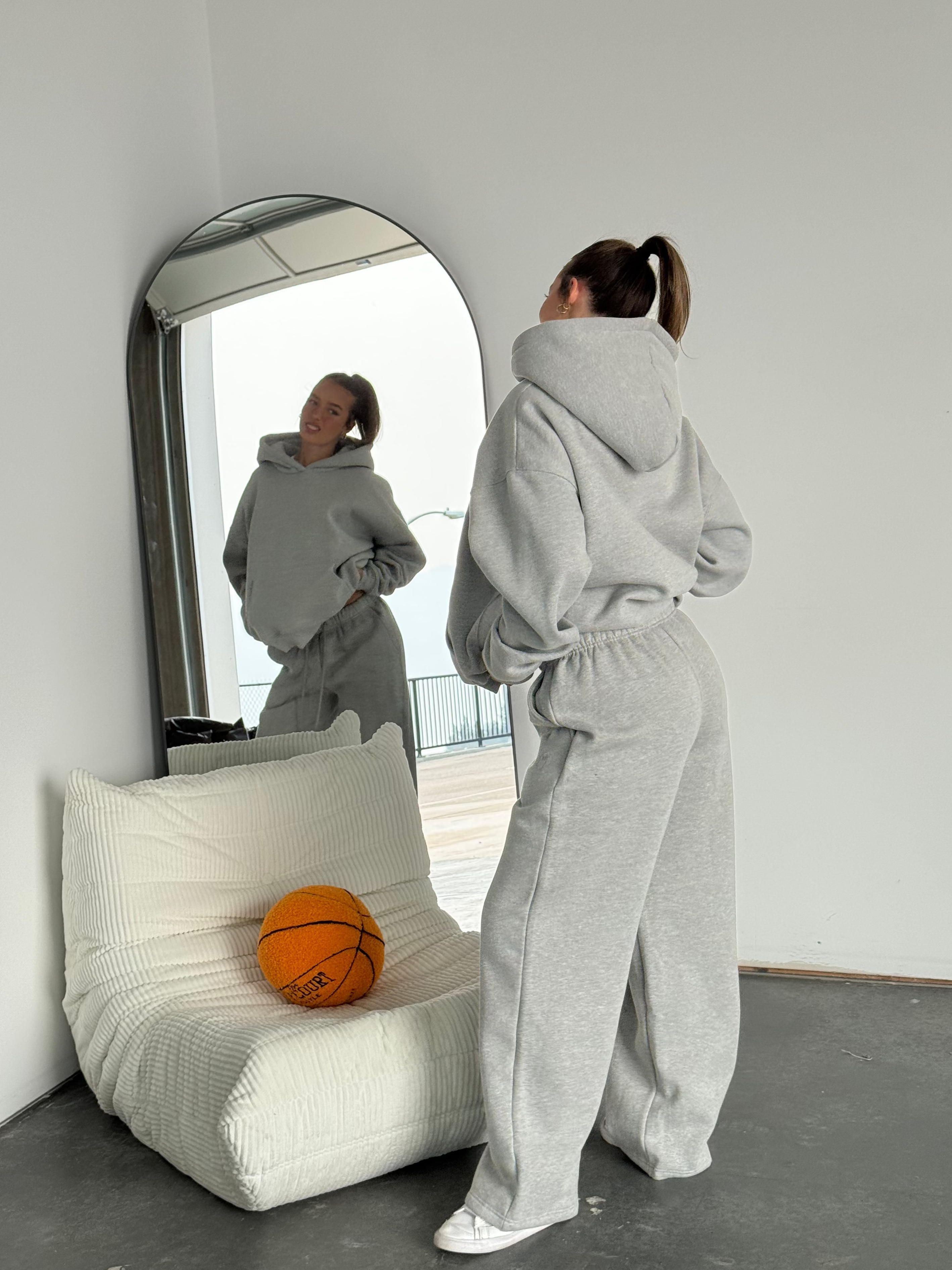 Heavyweight Pullover Hoodie - Athletic Grey (v2)