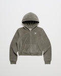 Roxy Terry Shrunken Zip Up