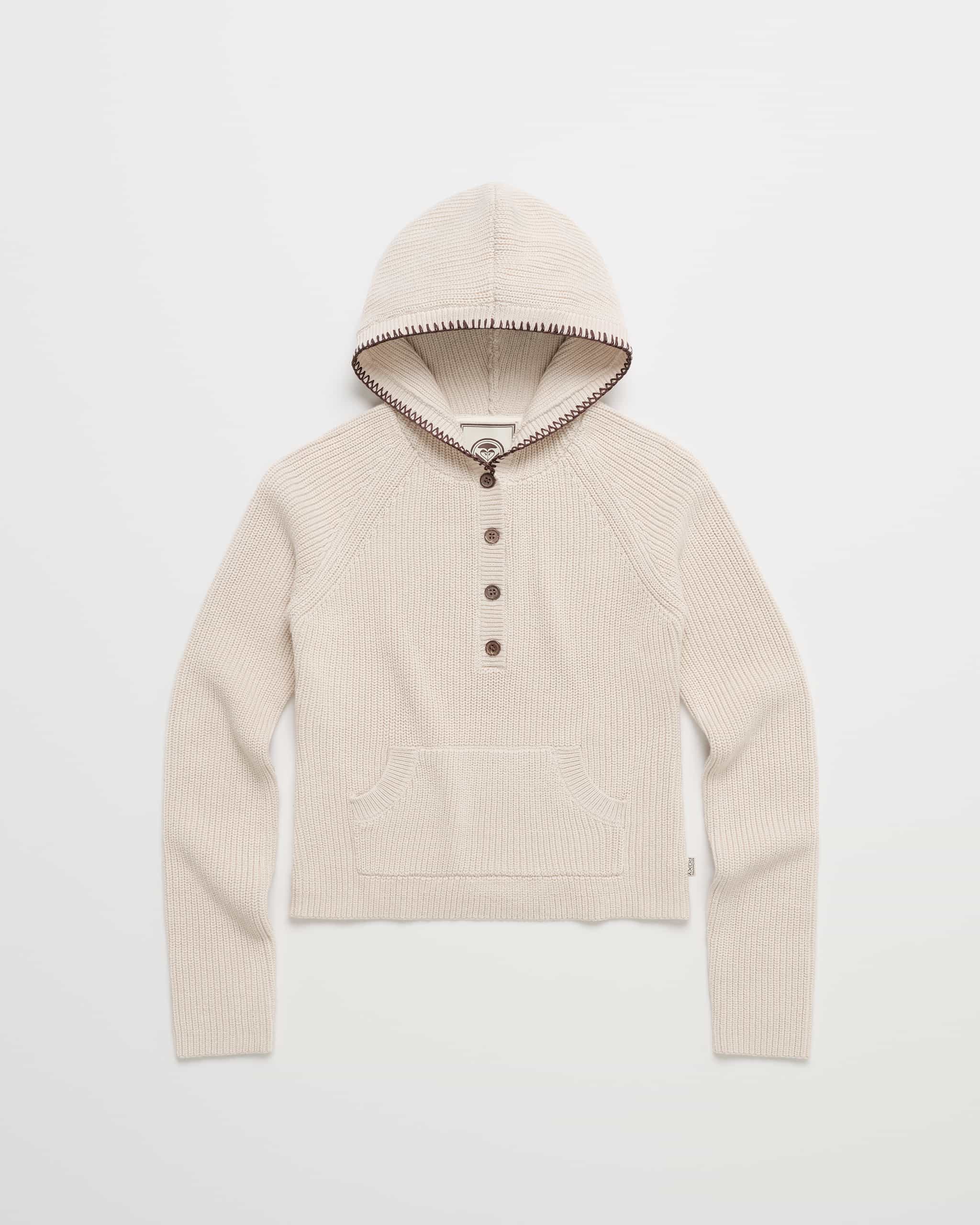 Roxy Shrunken Sweater Hoodie