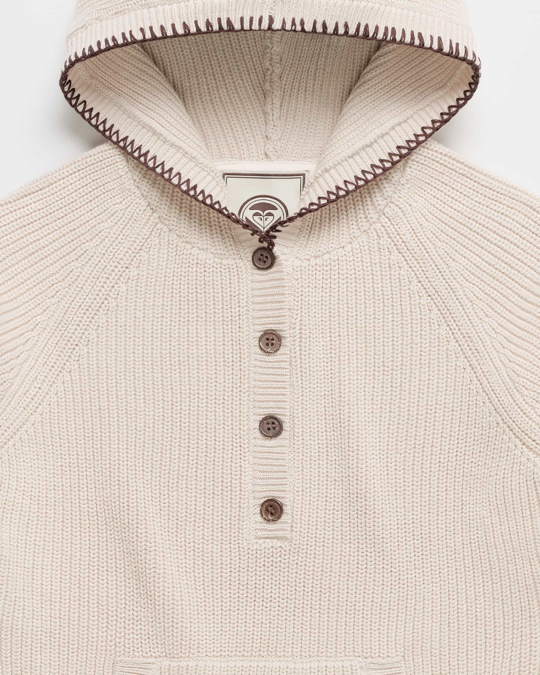 Roxy Shrunken Sweater Hoodie