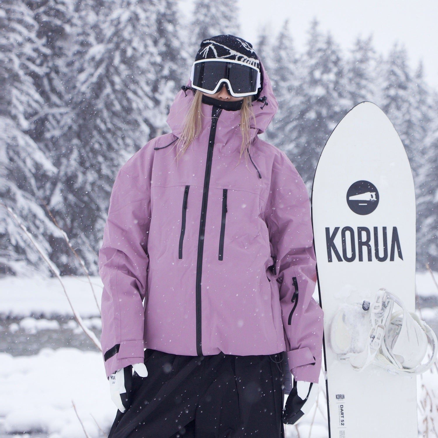 Waterproof And Moisture Permeable Full Pressure Glue Snowboard Clothing