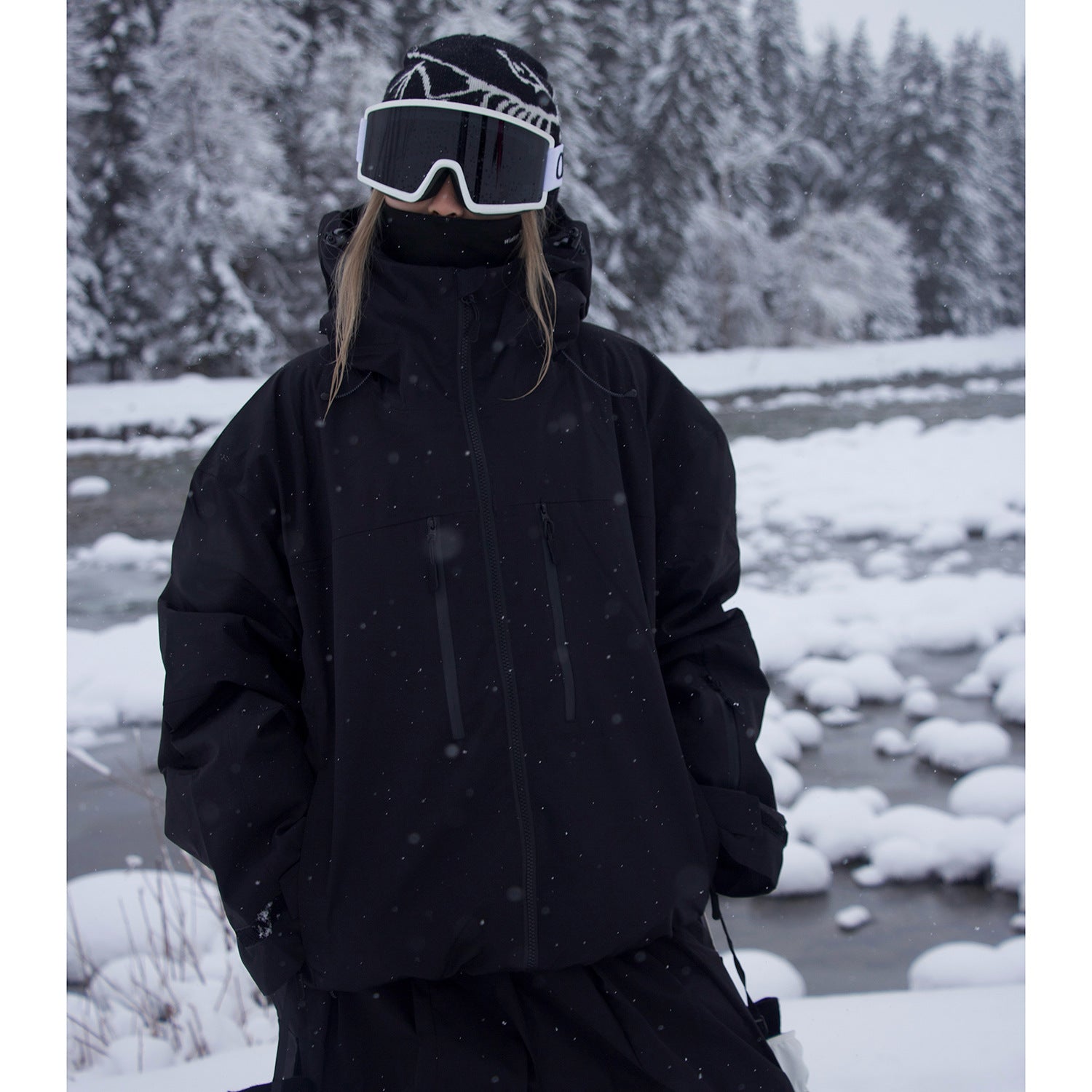 Waterproof And Moisture Permeable Full Pressure Glue Snowboard Clothing