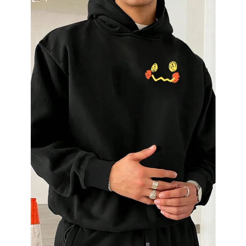 Fun Mimikyu Glow Print Hoodie for Men and Women 2025 Autumn/Winter New Y2K Harajuku Plus Size Casual Sweatshirt Top