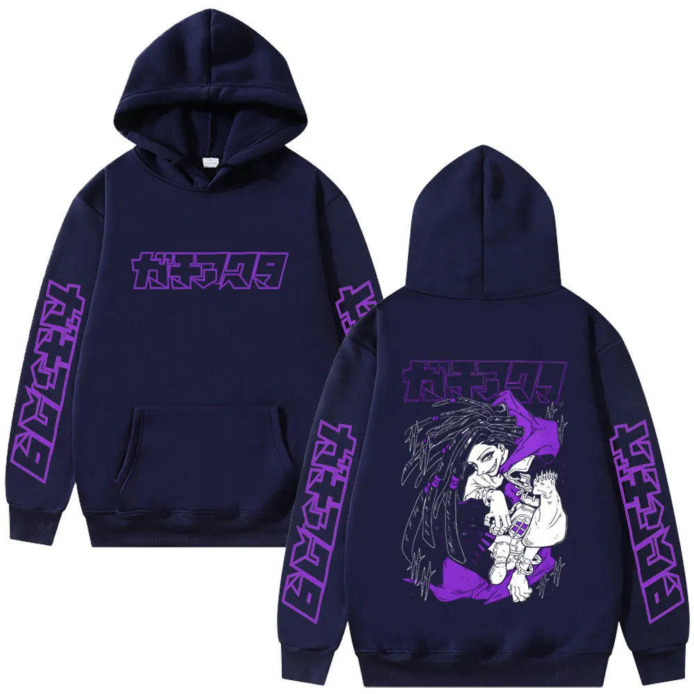 Hoodie Men Women Manga Retro Oversized Hooded Sweatshirt Unisex Fashion Trend Oversized Pullover Hoodies