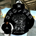 Anime Autumn/Winter Hoodie 2025 Men's New Tony Tony Chopper Printed Street Hip Hop Fashion Casual Parent Child Top