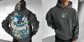 Men's Hoodie 2025 Autumn/Winter Anime Gyarados Print Loose Street Casual Japanese Trendy Versatile Original Jumper Top