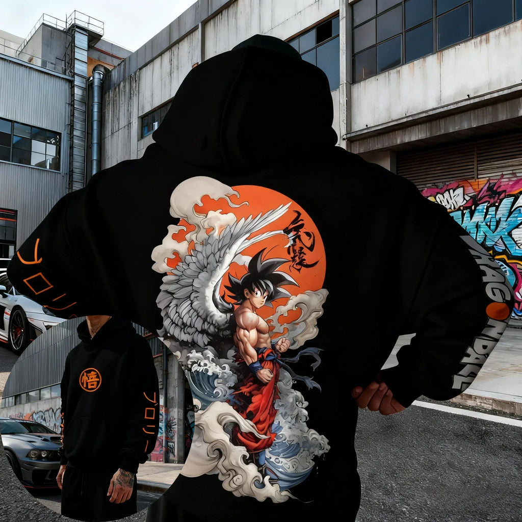 Printed Hoodie  Spring/Autumn New Men's and Women's Harajuku Large Daily Casual Parent Child Top