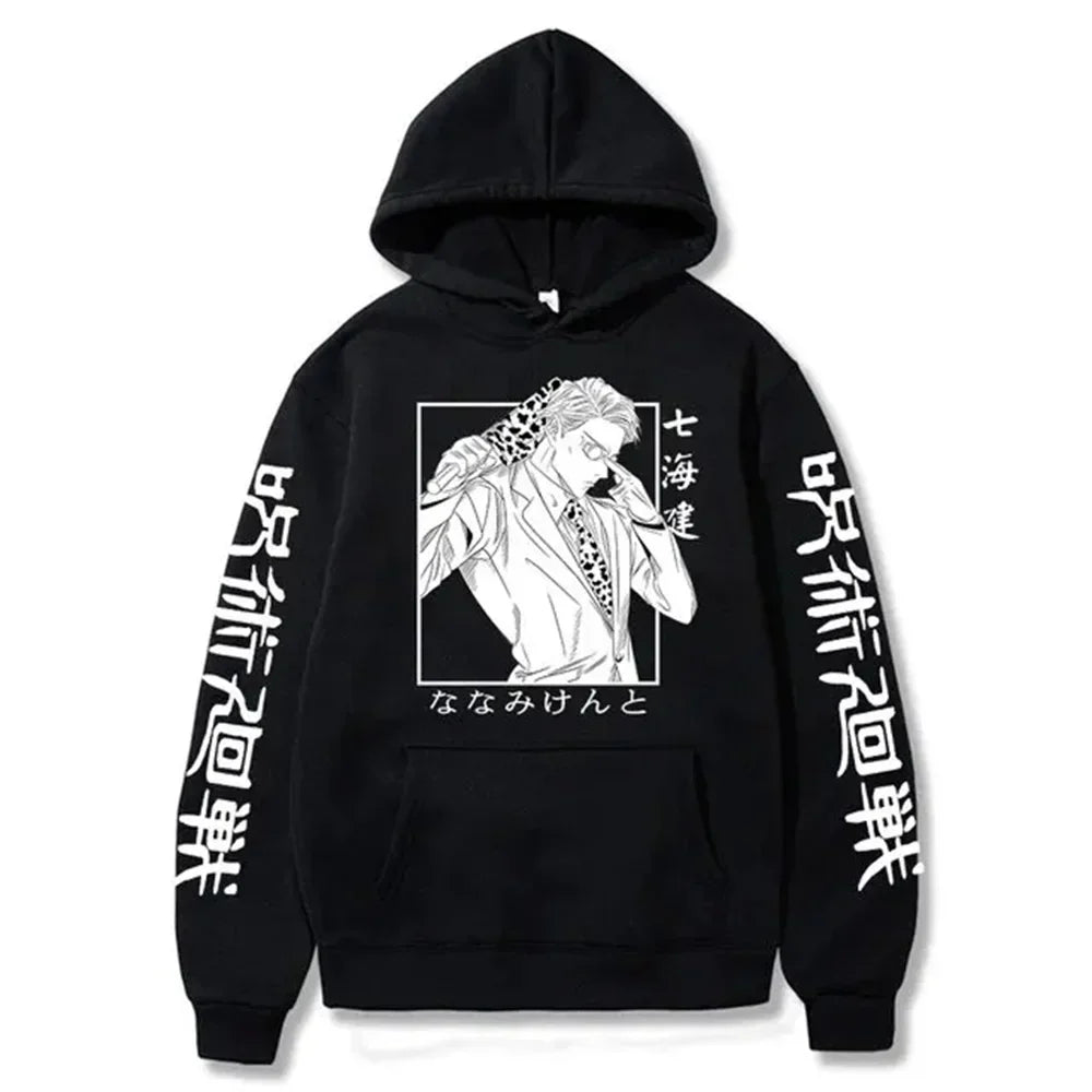 hoodies for man 3D Anime Satoru Gojo Printing Hooded Men Women Hoodies Prevalent Harajuku Manga Unisex Sweatshirt Men's clothing