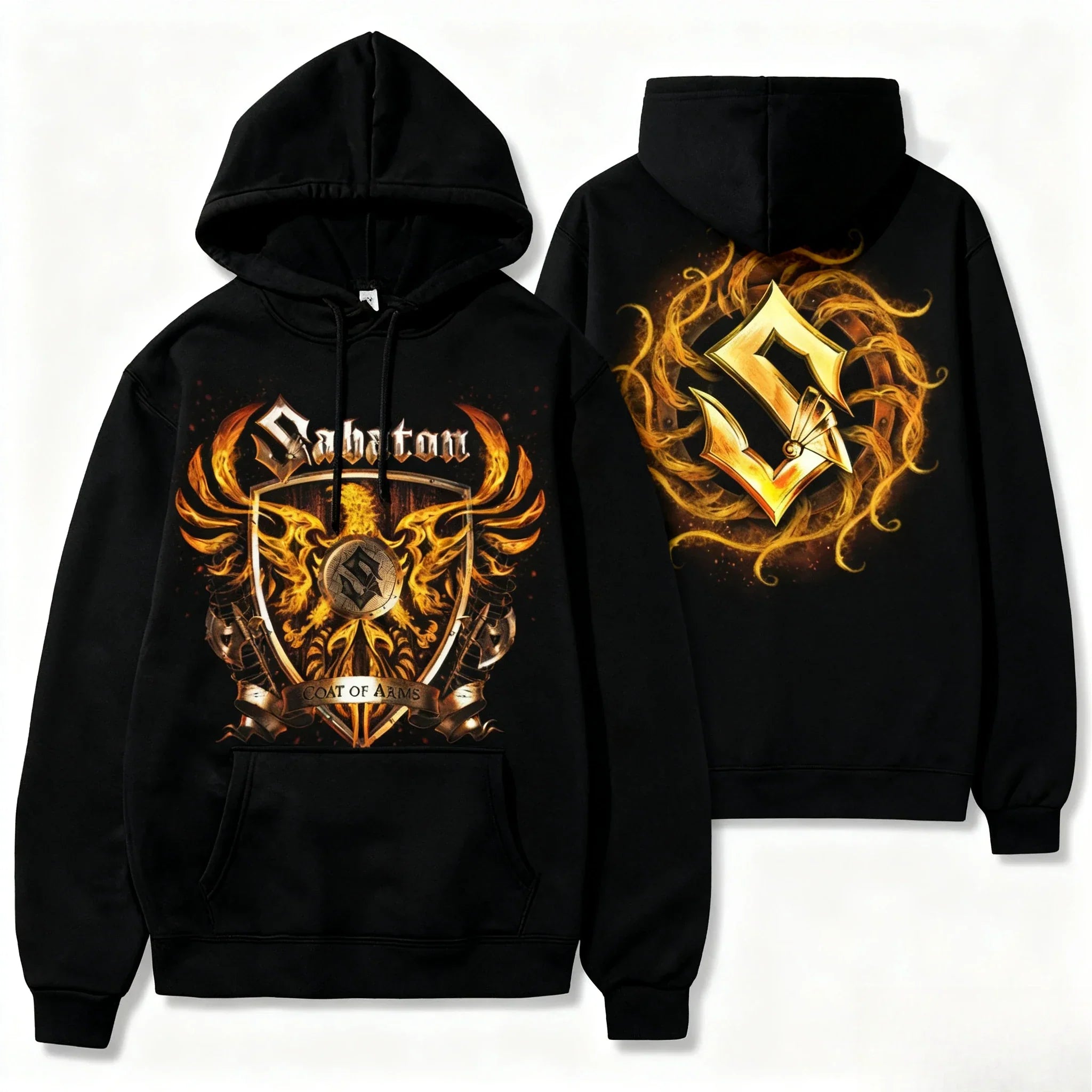 Swiss Fallon Rock Music Band New Hoodies Sabaton Classic Print Women Men Vintage Fashion Hoody Street Y2k Overszied Sweatshirts