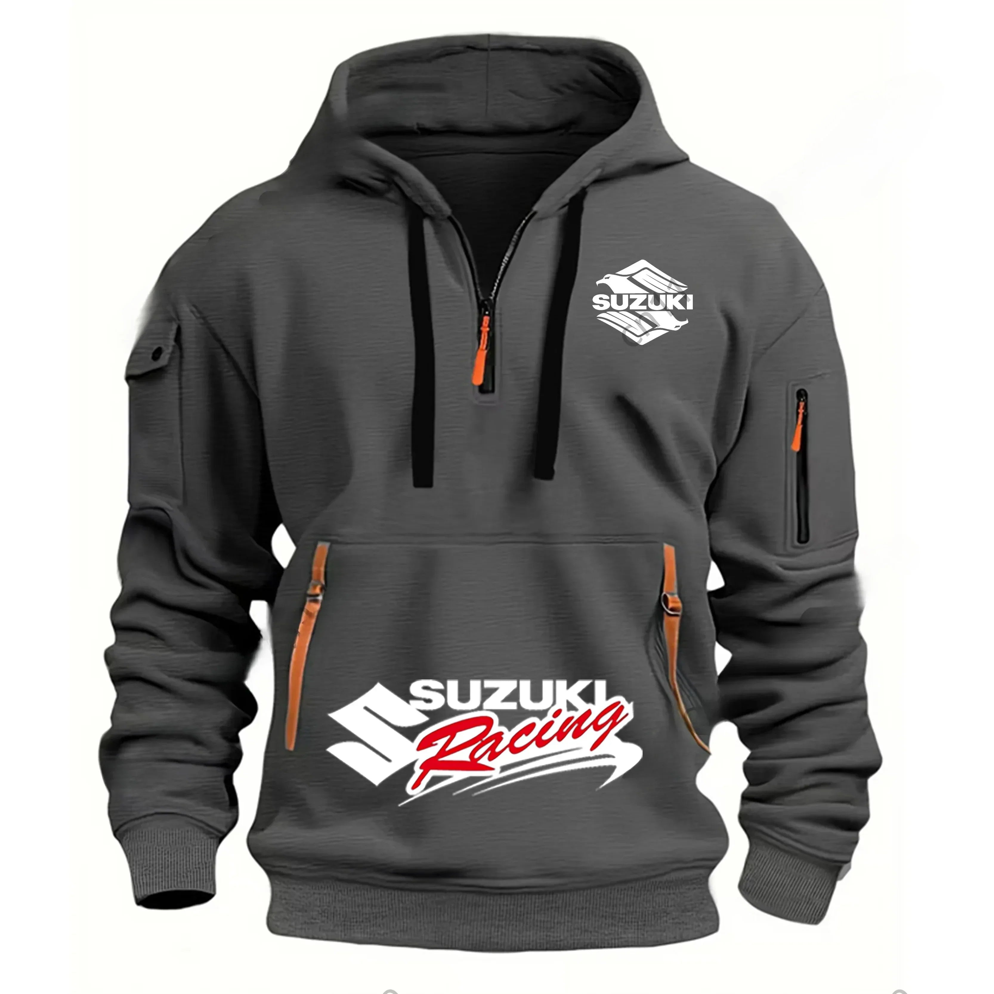 men's hoodies. hooded sweatshirts. outdoor-style streetwear. motorcycle clothing. high-quality. warm winter