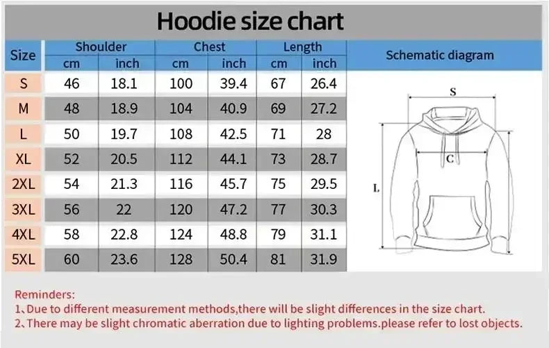 Print Black Hoodie. Oversized Streetwear Sweatshirt Men Women Long Sleeve Casual Autumn Top Unisex