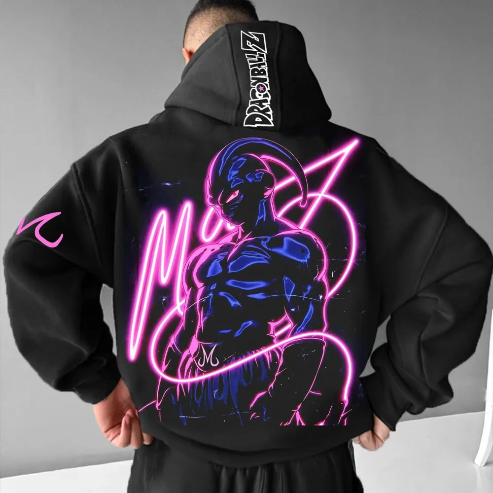 Dragon Ball Men's Zipper Coat Hoodie Sweater Long-sleeved Jacket Jiren Japanese Anime Spring and Autumn Loose Warm Top