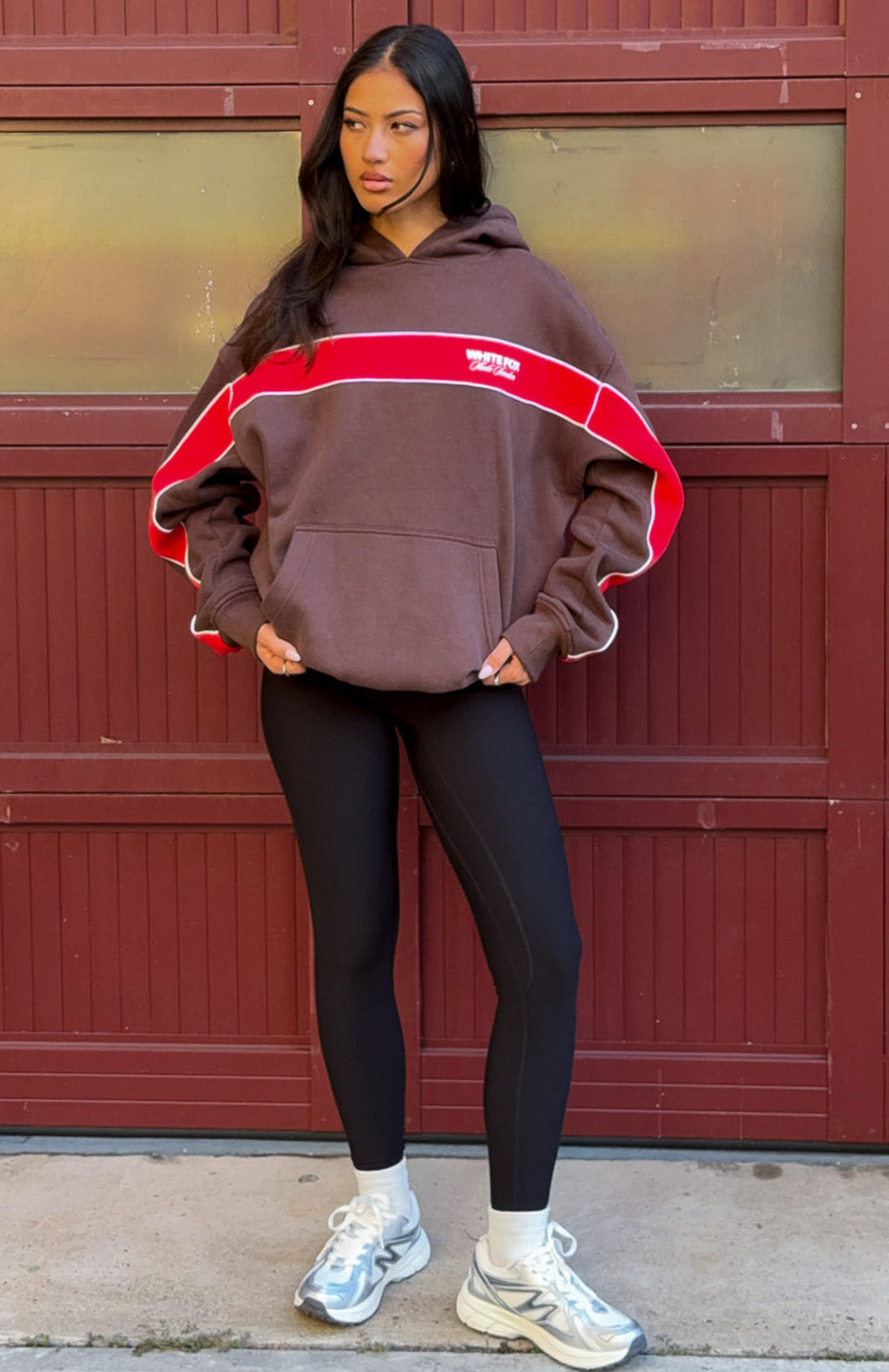 Studio 17 Jules Oversized Hoodie Chocolate
