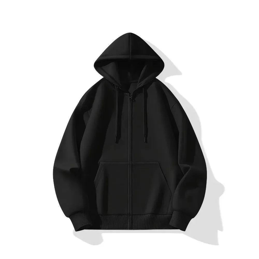 New Unisex Demon Slayer Anime Hooded Jacket Women Men Streetwear Casual Zip Up Coat Graphic Print Spring Autumn Fashion Y2k