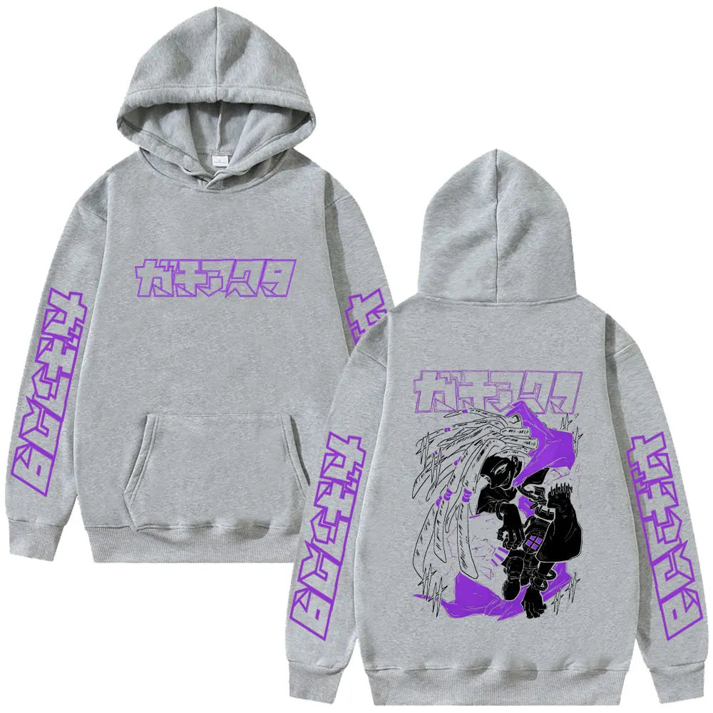 Hoodie Men Women Manga Retro Oversized Hooded Sweatshirt Unisex Fashion Trend Oversized Pullover Hoodies