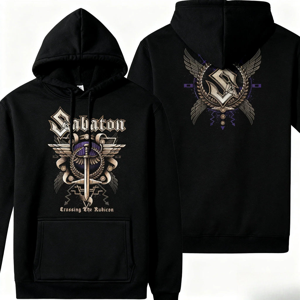 Swiss Fallon Rock Music Band New Hoodies Sabaton Classic Print Women Men Vintage Fashion Hoody Street Y2k Overszied Sweatshirts