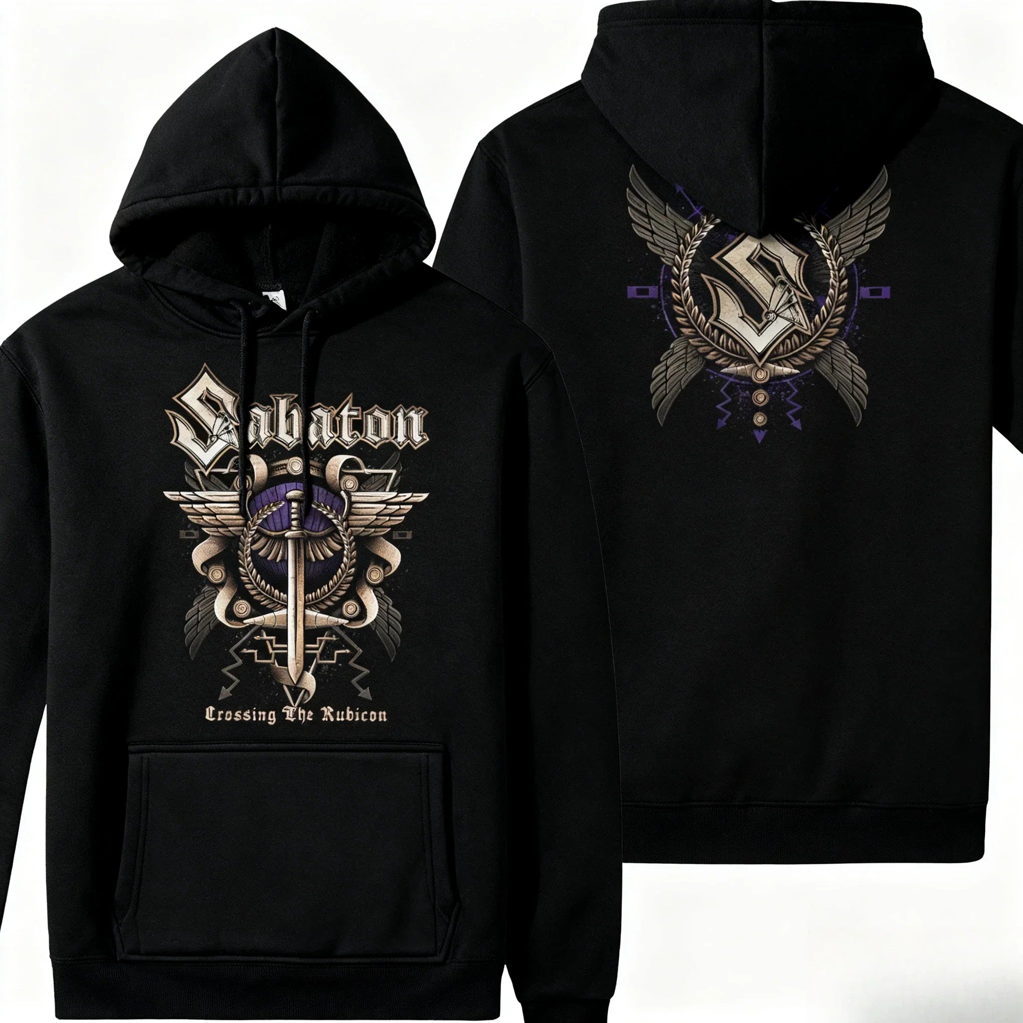 Swiss Fallon Rock Music Band New Hoodies Sabaton Classic Print Women Men Vintage Fashion Hoody Street Y2k Overszied Sweatshirts