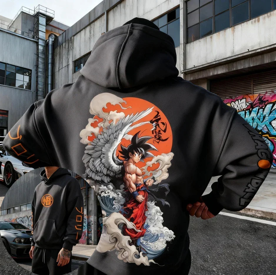 Printed Hoodie  Spring/Autumn New Men's and Women's Harajuku Large Daily Casual Parent Child Top